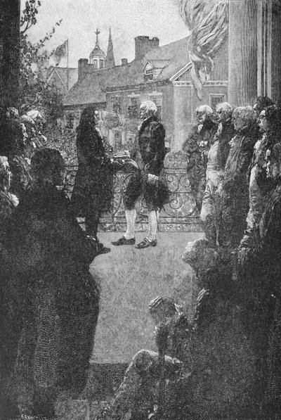 The Inauguration, engraved by Francis Scott King, illustration from 
