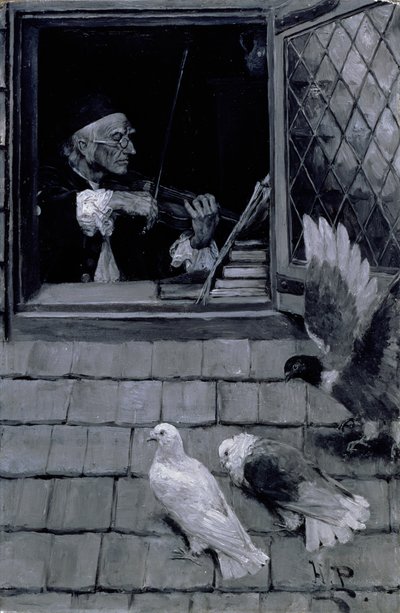 The Old Violin, 1894 by Howard Pyle