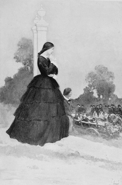 They Brought in their Dead and Wounded on Hay Wagons, illustration from 
