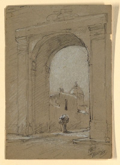 A Town Gate in Mexico, 1888 by Howard Russell Butler