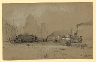 At the Mississippi in St. Louis, 1887 by Howard Russell Butler