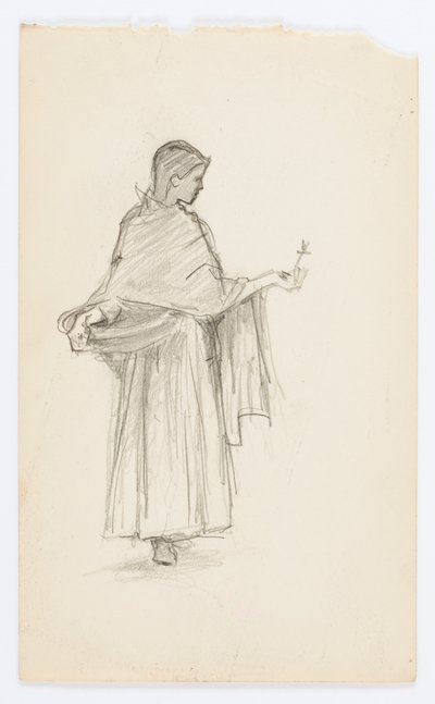Untitled (Flower Girl) by Howard Russell Butler