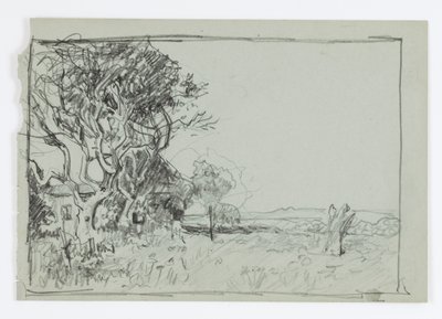 Untitled (Tree with House) by Howard Russell Butler