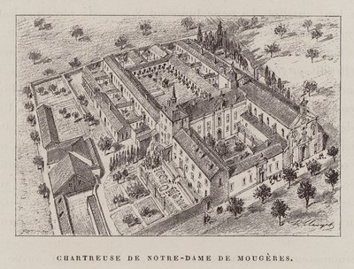 Chartreuse De Notre-Dame De Mougeres by Hubert Clerget