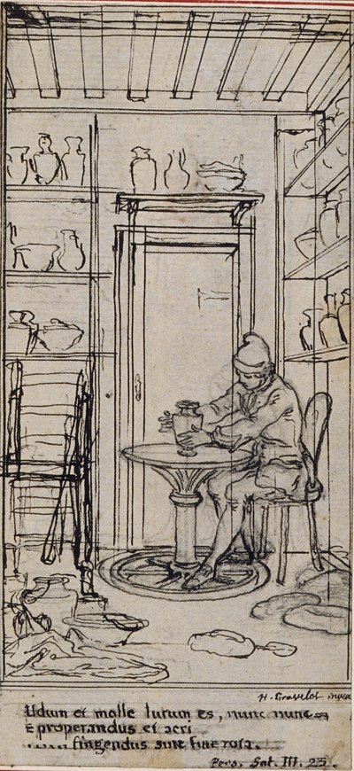 Study for Vignette-Frontispiece in Poncelot