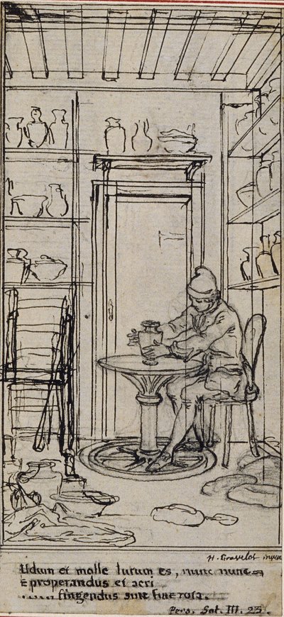 Study for Vignette-Frontispiece in Poncelot