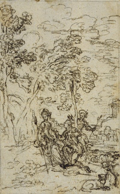Study for Vignette in Fontenelle