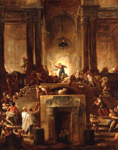 Christ Driving the Money Changers from the Temple by Hubert Robert