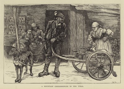 A Mountain Cheesemonger in the Tyrol by Hubert von Herkomer
