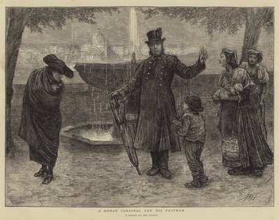 A Roman Cardinal and His Footman by Hubert von Herkomer