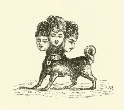 Female Cerberus by Hugh Rowley