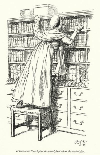 Illustration for Northanger Abbey by Jane Austen by Hugh Thomson
