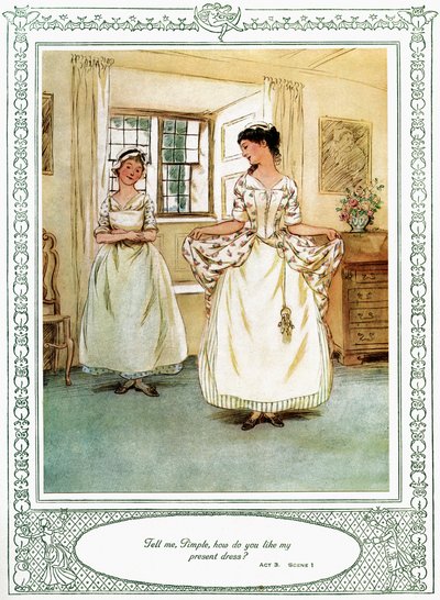 She Stoops to Conquer by Hugh Thomson
