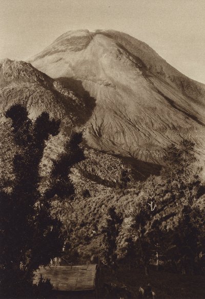 Mexico: Colima Volcano before the last eruptions by Hugo Brehme