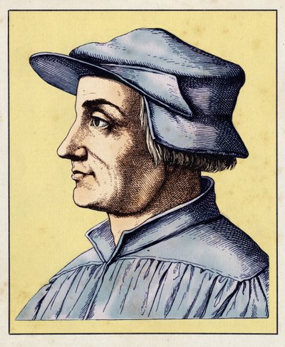 Ulrich Zwingli - Huldrych Zwingli (1484-1531) by Hugo Bürkner
