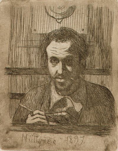 Self-Portrait II by Hugo Simberg