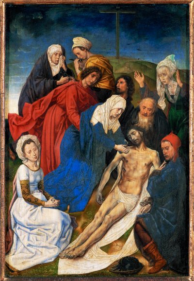 Lamentation (Diptych of the Fall and the Redemption, Right Wing: Deploration) by Hugo van der Goes