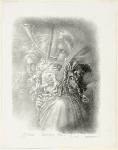 Galvina, from Collection of Study Heads by Hyacinthe Louis Aubry Lecomte