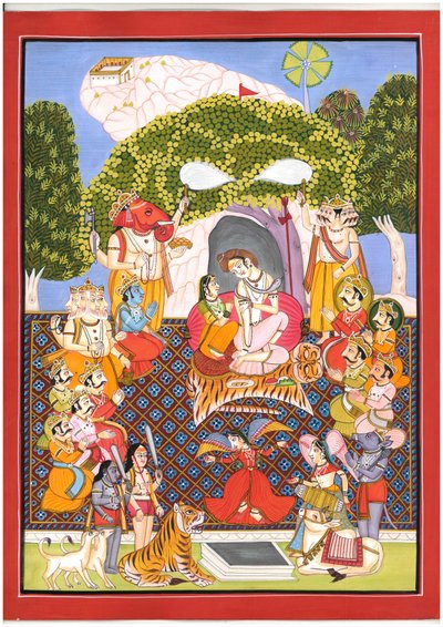 Shiva Parvati Divine Gathering by IMAGINEERS STUDIO