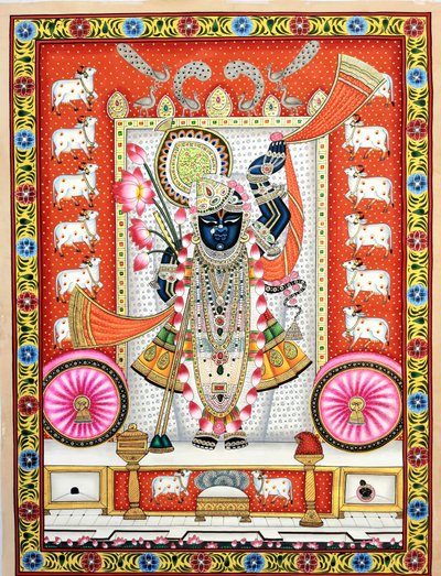 Vibrant Indian Shrinathji by IMAGINEERS STUDIO