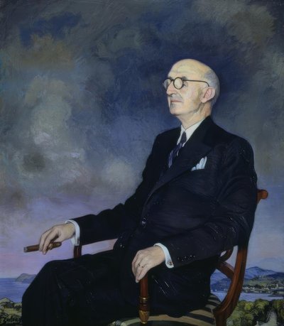 Juan March by Ignacio Zuloaga y Zabaleta