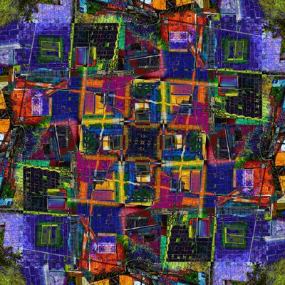 Vibrant Urban Mosaic by Igor Shrayer