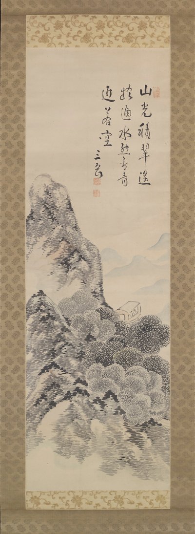 Landscape in the Manner of Mi Fu by Ike no Taiga