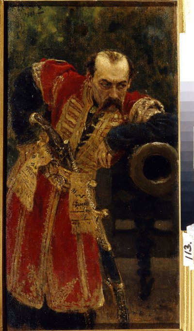 Colonel of the Zaporizhian Host by Ilya Efimovich Repin