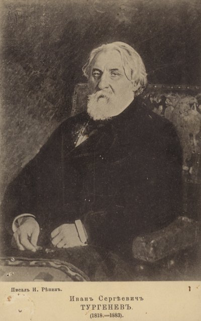 Ivan Turgenev, Russian Novelist, Short Story Writer and Playwright by Ilya Efimovich Repin