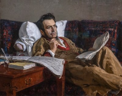 Mikhail Glinka Composing the Opera 