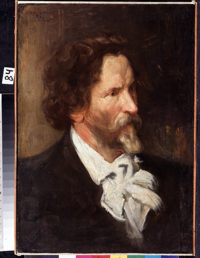 Portrait of the Artist Ilya E. Repin by Ilya Efimovich Repin