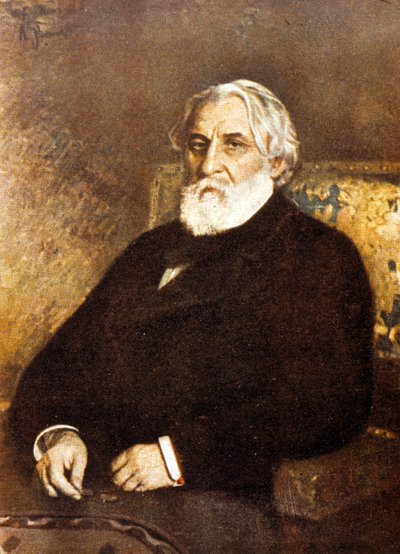 Portrait of Ivan Sergeevich Turgenev by Ilya Efimovich Repin
