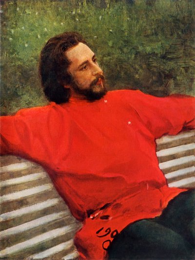 Portrait of the Poet Leonid Nikolayevich Andreyev by Ilya Efimovich Repin