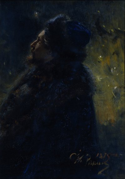 Sadko. Portrait of the Artist Viktor Vasnetsov by Ilya Efimovich Repin