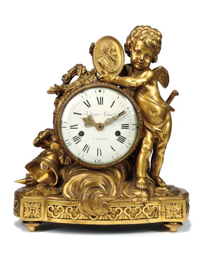 Louis XVI mantel clock by Imbert l Aine