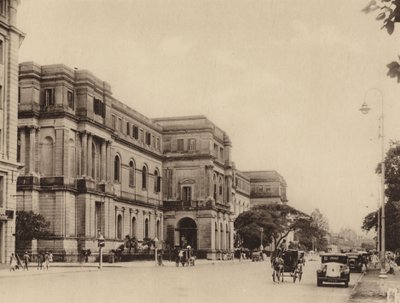 The Indian Museum and Chowringhee Road looking South by Indian photographer