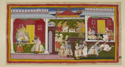 Rama Accepts His Banishment (detail) by Indian School