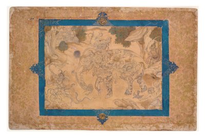 Composite Elephant and Other Creatures by Indian School