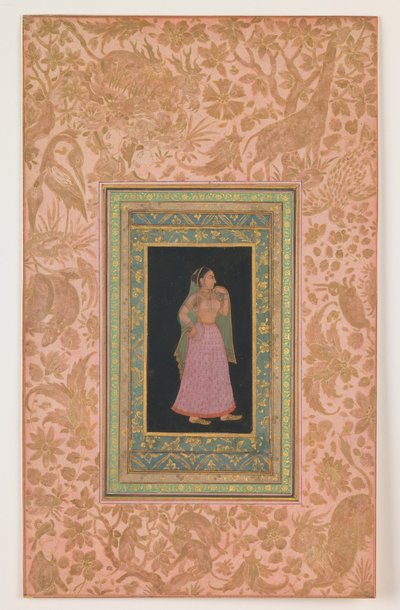 Court Lady, Mughal dynasty, reign of Aurangzeb, c.1660-1700 by Indian School