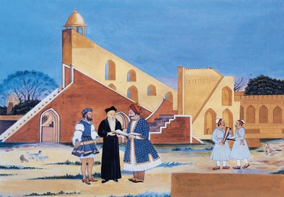 Maharaja Sawai Jai Singh II, Jantar Mantar, Jaipur, Rajasthan, India by Indian School