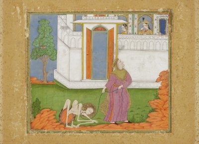 Majnun is Reduced to an Abject State by Indian School