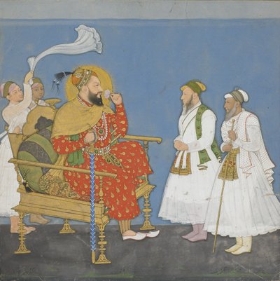 Muhammad Adil Shah II with Courtiers and Attendants by Indian School