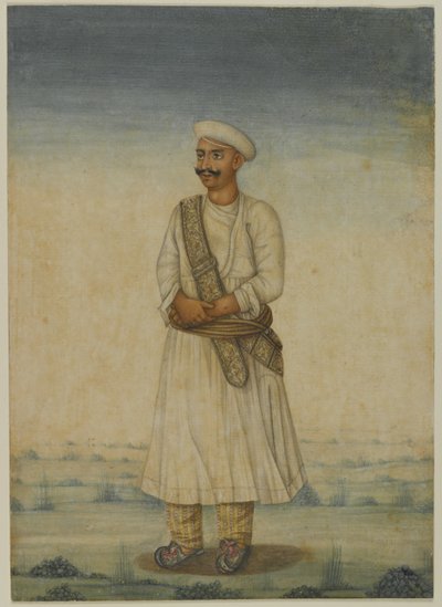 Portrait of a Man by Indian School