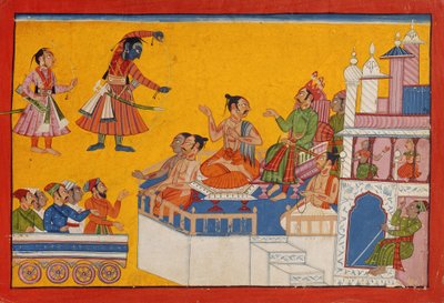 Rama Bends His Bow by Indian School