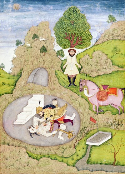 Rustam Killing the White Demon, from the 