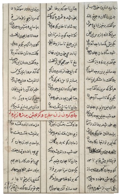 Two men in a room with decorated walls by Indian School