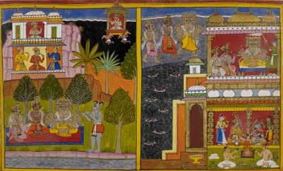 Vaisravana Departs for Mount Kailasa as Ravana Seizes Lanka by Indian School