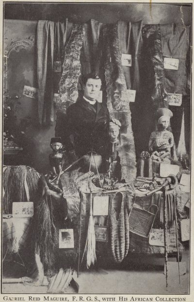 Gabriel Reid Maguire, Irish explorer, with his African collection by Irish Photographer