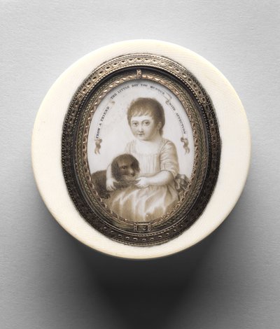 Box with Portrait of a Boy by Irish School