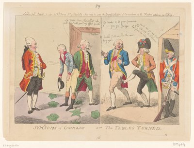 Duel Between De Voglas and the Duke of Orléans, 1790 by Isaac Cruikshank